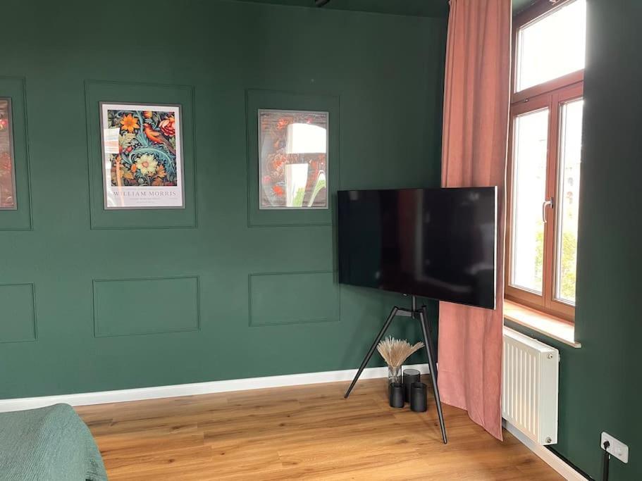 Schicke & Zentrale Altbauwohnung ไลป์ซิก ภายนอก รูปภาพ