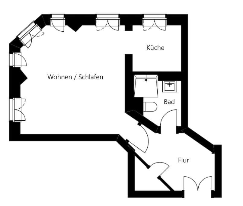 Schicke & Zentrale Altbauwohnung ไลป์ซิก ภายนอก รูปภาพ