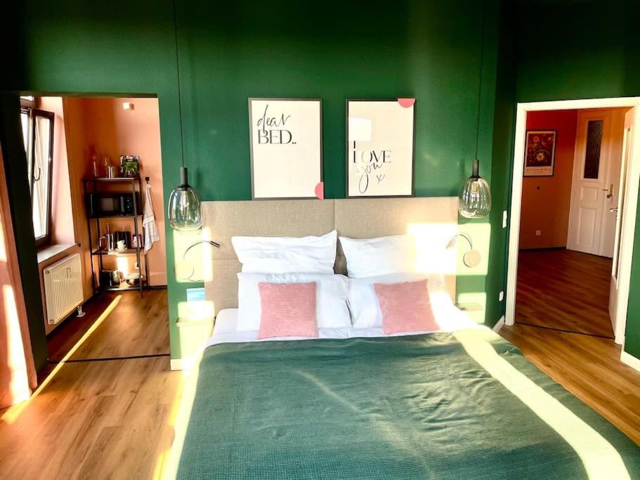 Schicke & Zentrale Altbauwohnung ไลป์ซิก ภายนอก รูปภาพ